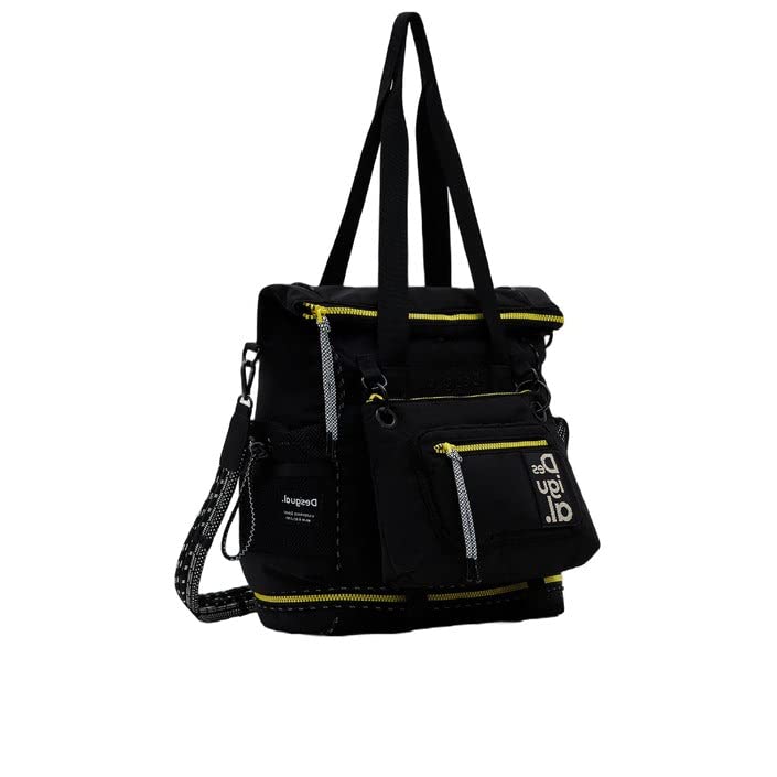 Desigual Back_Stavanger 2000 Black, 2000-Zaino Nero Donna, Taglia...