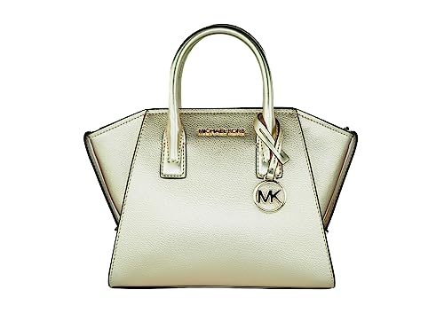 Michael Kors Avril Small Top Zip Satchel Shoulder Crossbody Leather...