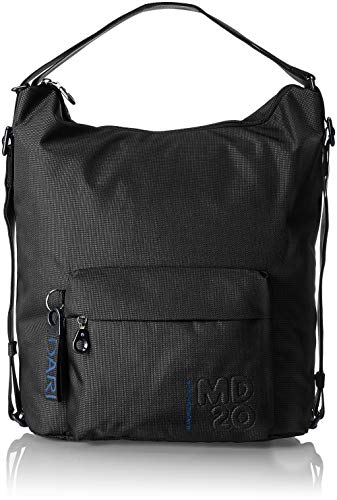 Mandarina Duck Md 20 P10qmt09, Borsa a Spalla Donna, Nero (Black),...
