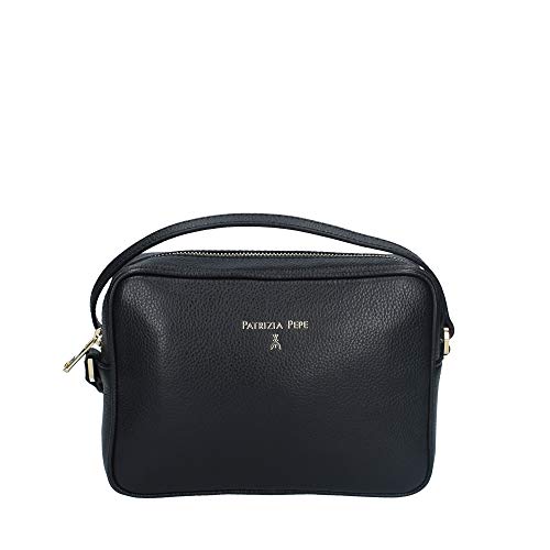 Patrizia Pepe - Tracolla In Pelle Martellata - 2v8985/a4u8n, Nero