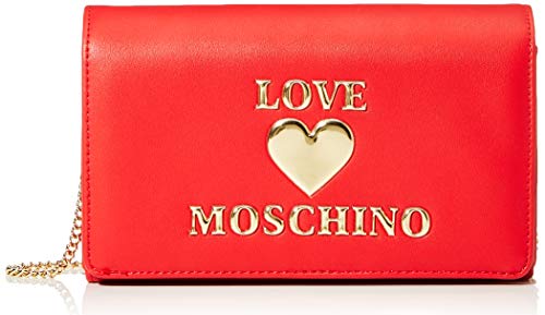 Love Moschino Borsa Pu, Borsa Donna, Rosso, Normale