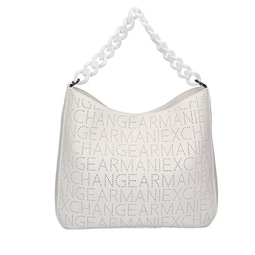 ARMANI EXCHANGE Borsa Donna logo traforato 942859 3r713 unica bianco