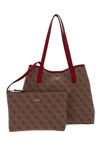 Guess Vikky 4G-Logo, Tote Bag Women's, Brown