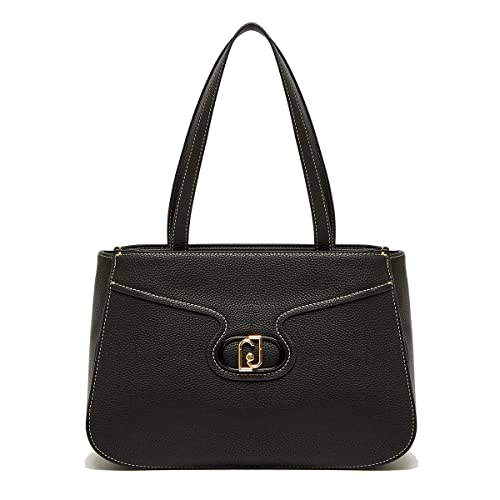 Liu Jo Jeans Borse Donna SHOPPER Nero Borsa shopper da donna nera con...