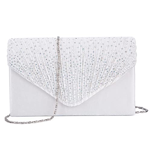 adoranda Pochette in raso da donna Pochette classica con busta da sera...