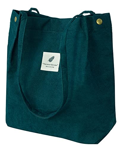 VOKUVIKU Borsa a Tracolla in Velluto a Coste Borsa di Stoffa Donna...