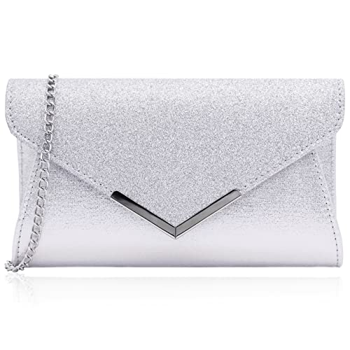 Milisente pochette da donna in pelle scamosciata, piccola borsa a...