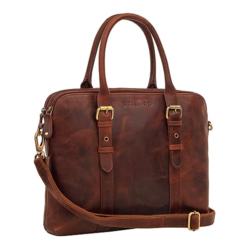 STILORD 'Eden' Borsa Lavoro Donna in Pelle Vintage Borsetta per Laptop...