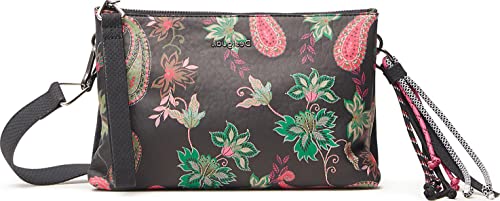 Desigual Bols_Dark Boho Dortmu, Across Body Bag Donna, Colore: Rosso,...