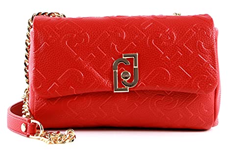 Borsa donna Liu-jo Adv bag Tracolla Crossbody S logo debossed rosso...