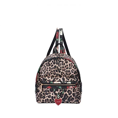 Borsa Donna Zainetto Ecs Medio Liu Jo Macula Natur/Flower