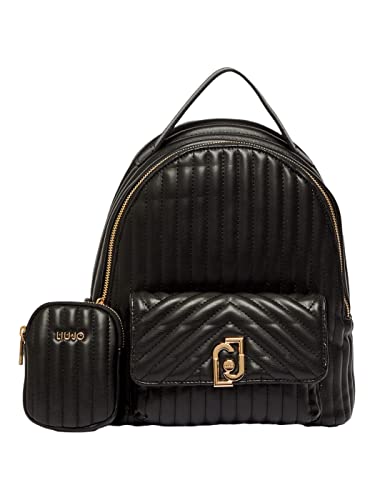 Zaino Liu-Jo Achala backpack trapuntata nero B23LJ03 AF2221 Media