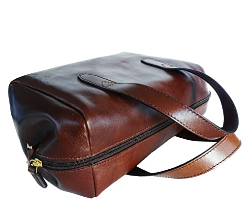 The Bridge Borsa tracolla Donna 44425501 Marrone bauletto doppia...