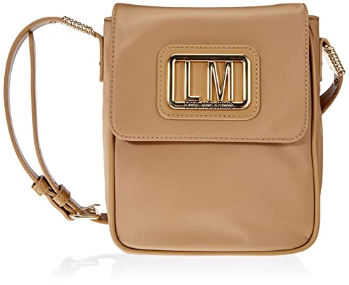 Love Moschino, BORSA A SPALLA Donna, Beige, Taglia unica