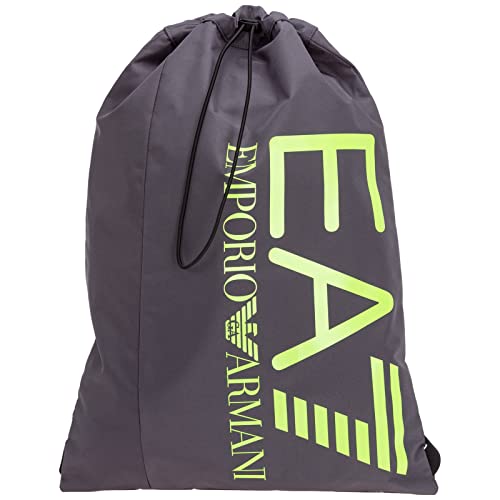 EMPORIO ARMANI 7 Borsa sacca/zaino uomo nylon grigio antracite...
