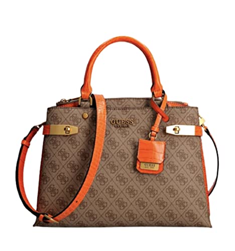 Guess Borsa zadie logo 4G bauletto SB839606 latte/orange