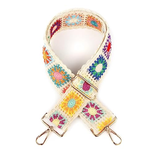 LUTER Cinturino per Fiori All'Uncinetto, Cinghie per Borsa a Tracolla...