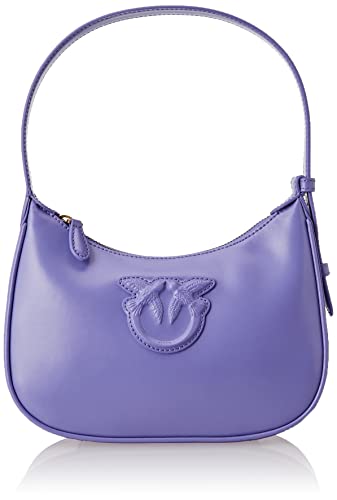 Pinko Love Mini Half Moon Vitello SP, Borsa Donna, W25Q_Blu di...