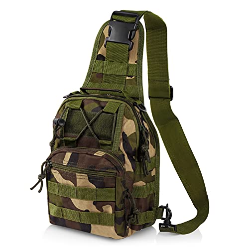 Idefair Borsa tattica a tracolla, Zaino militare impermeabile Borsa a...