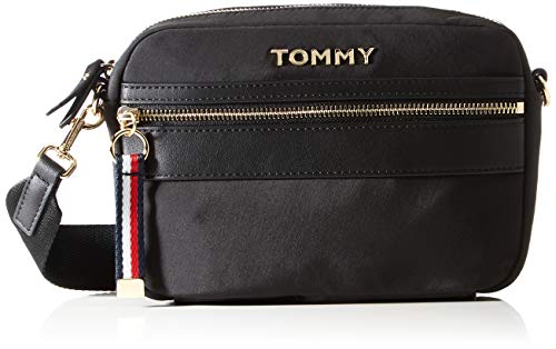 Tommy Hilfiger, CROSSOVER NYLON Donna, Nero, OS
