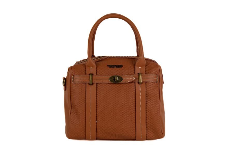 Borsa Donna Ecopelle Bauletto Due Manici a mano Tracolla Regolabile...