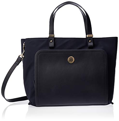 Tommy Hilfiger TH Elegant Tote, Borse Donna, Blu (Sky Captain), 1x1x1...