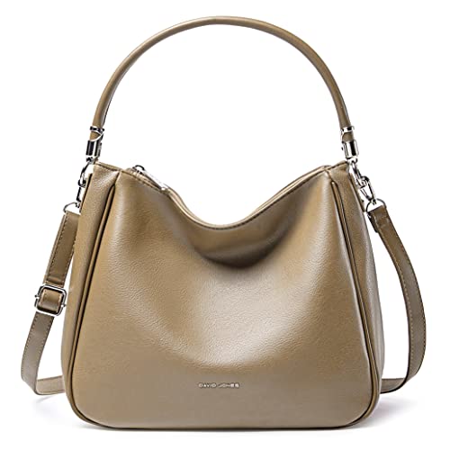 David Jones - Borsa a Spalla Hobo Donna - Borsa a Mano Tracolla Pelle...