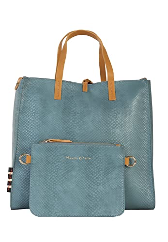 MANILA GRACE Borsa felicia medium a mano stampa pitone B827EU polvere