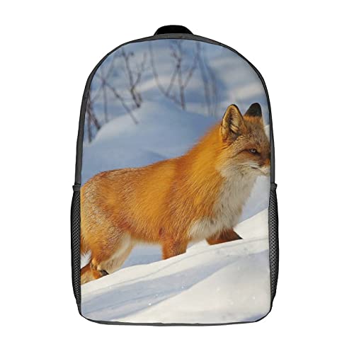 Borsa da scuola unisex Borsa da scuola Fox Fashion Borsa da scuola per...