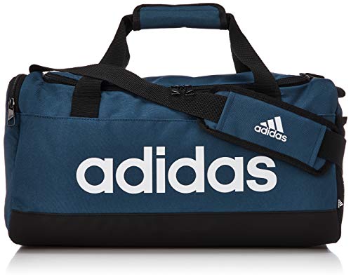 adidas - Borsa sportiva Essentials Duffel Bag S blu Crew Navy, nero e...