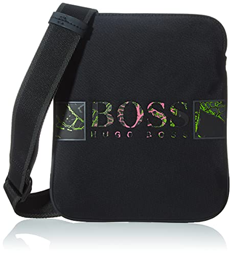 BOSS Pixel FO_S Zip env, Borsa a Cartella Uomo, Nero1, ONESI