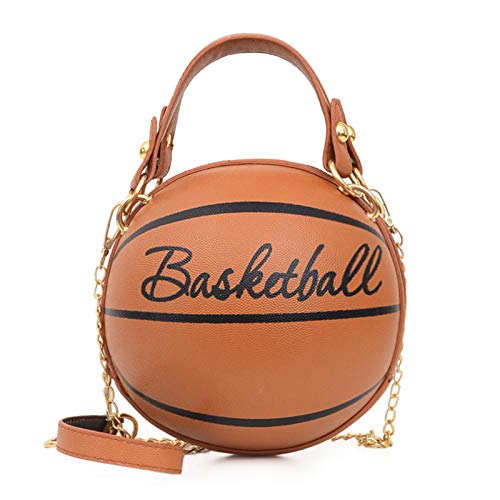 Borsa a tracolla mini in pelle a forma di palla da donna Borsa a...