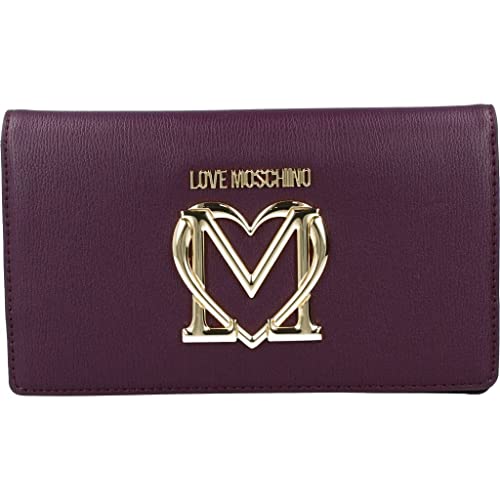 Love Moschino Borsa Pu Viola, BORSA A SPALLA Donna, Viola, Taglia...