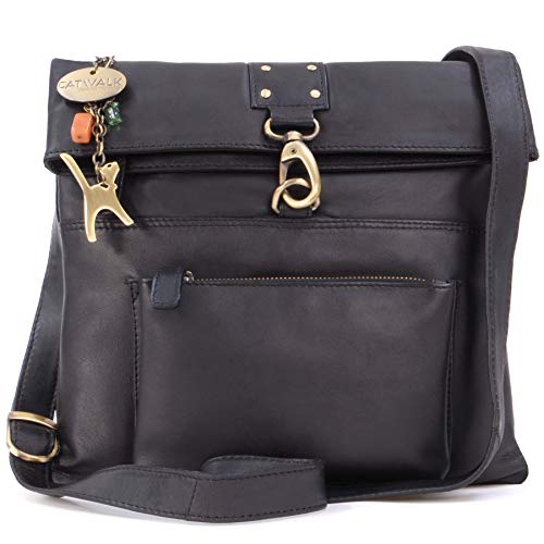 Catwalk Collection Handbags - Vera Pelle - Borse a Tracolla/Borsa a...