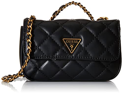 Guess CESSILY Micro Mini, Borsa Donna, Black, Taglia Unica