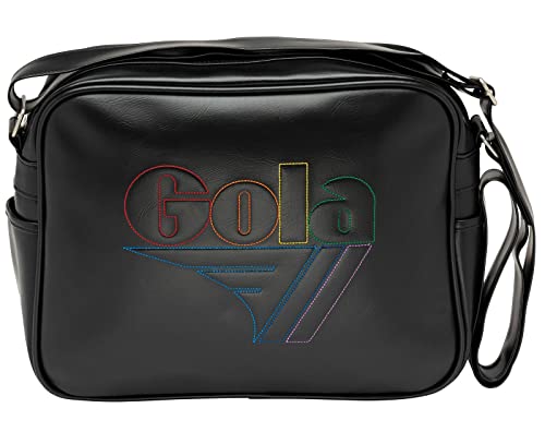 Gola Redford Stamp, Borsa a Spalla Unisex-Adulto, Nero/Multicolore,...