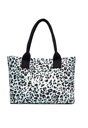 Borsa mare Liu Jo shopping stampata in canvas VA3163 T5204 blue...