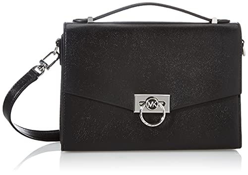 Michael Kors Hendrix, Borsa Donna, Nero, Medium