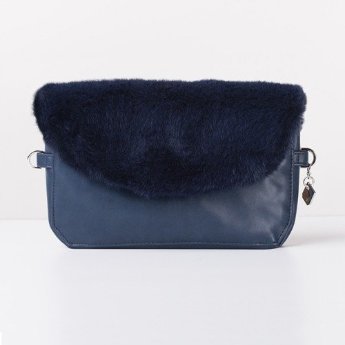 ju'sto Ecopelliccia Blu con Bottone Automatico, Bag Women's, Taglia...