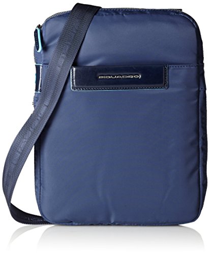 Piquadro Celion Borsello, Nylon, Blu, 27 cm