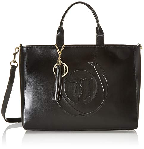 Trussardi Jeans Faith Shopper Lg Smooth Ecolea, Borsa a mano Donna,...