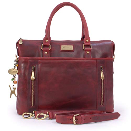 CATWALK COLLECTION - Vera Pelle - Borsa a Tracolla da Lavoro/Borse a...