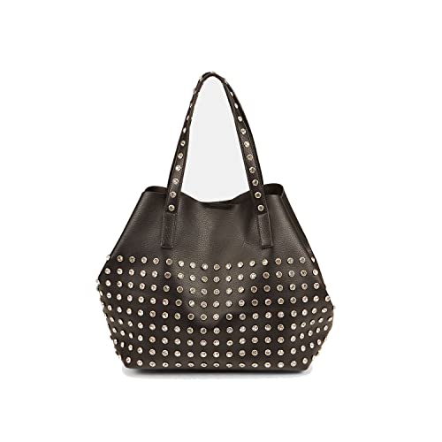 BATA Borsa shopper da donna con borchie estivi comodi eleganti casual