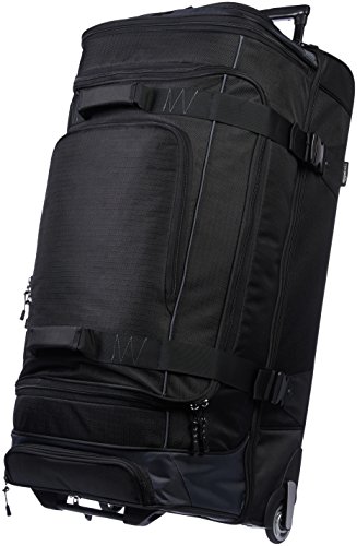Amazon Basics - Borsone da viaggio con ruote, in Ripstop, 88 cm, 113...