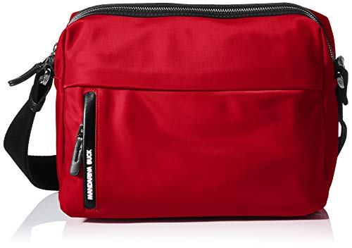 Mandarina Duck Hunter P10vct19, Borsa a Tracolla Donna, Rosso...
