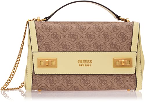 Guess Borsa Donna katey flap shoulder bag xa7870190 unica giallo lime