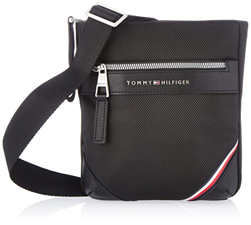 Tommy Hilfiger, MINI CROSSOVER IN NYLON 1985 Uomo, Nero, Medium