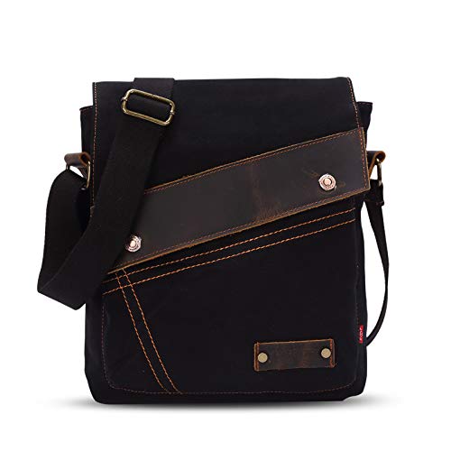 FANDARE Vintage Messenger Bag Briefcase Borsa a Tracolla Borsa...