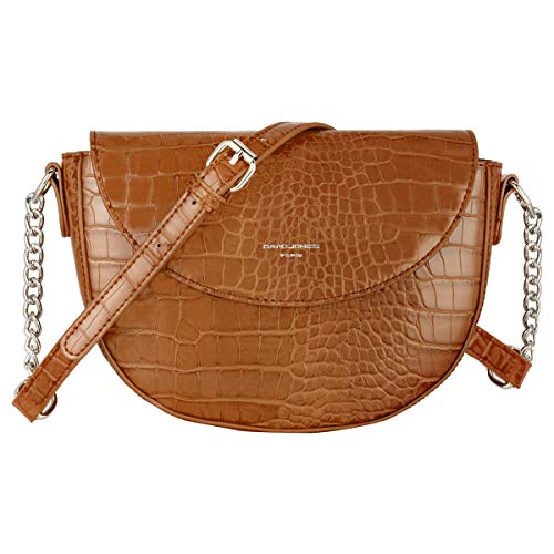 David Jones - Piccola Borsa a Tracolla PU Pelle Coccodrillo Donna -...