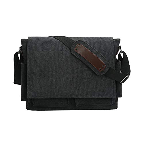 Eshow Borsa a Tracolla da Uomo, Borsa a spalla in Tela Messenger per...